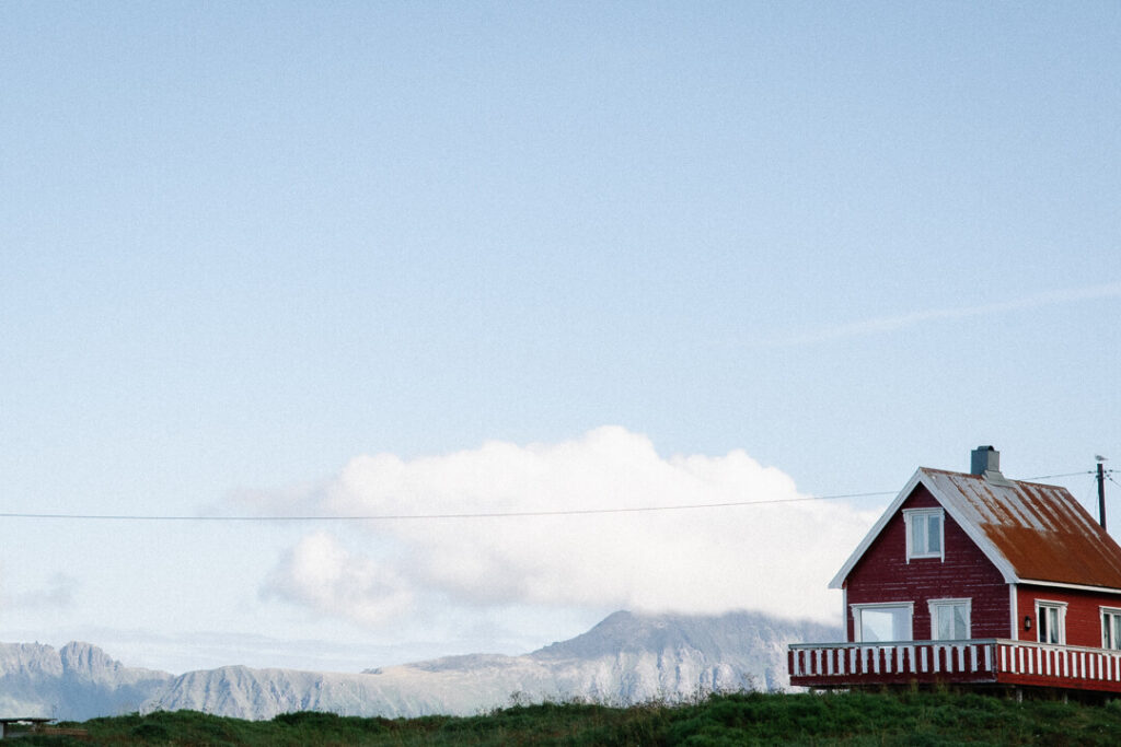 House in the clouds in Eggum