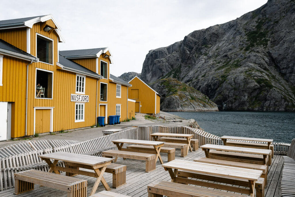 Nusfjord harbour in Lofoten