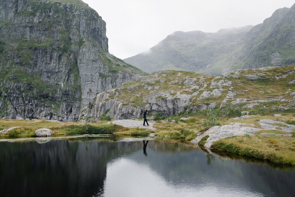 les montagnes de A i Lofoten 