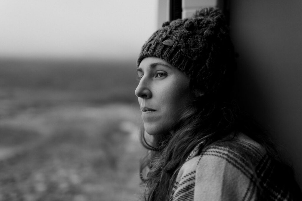 Lisa en noir et blanc