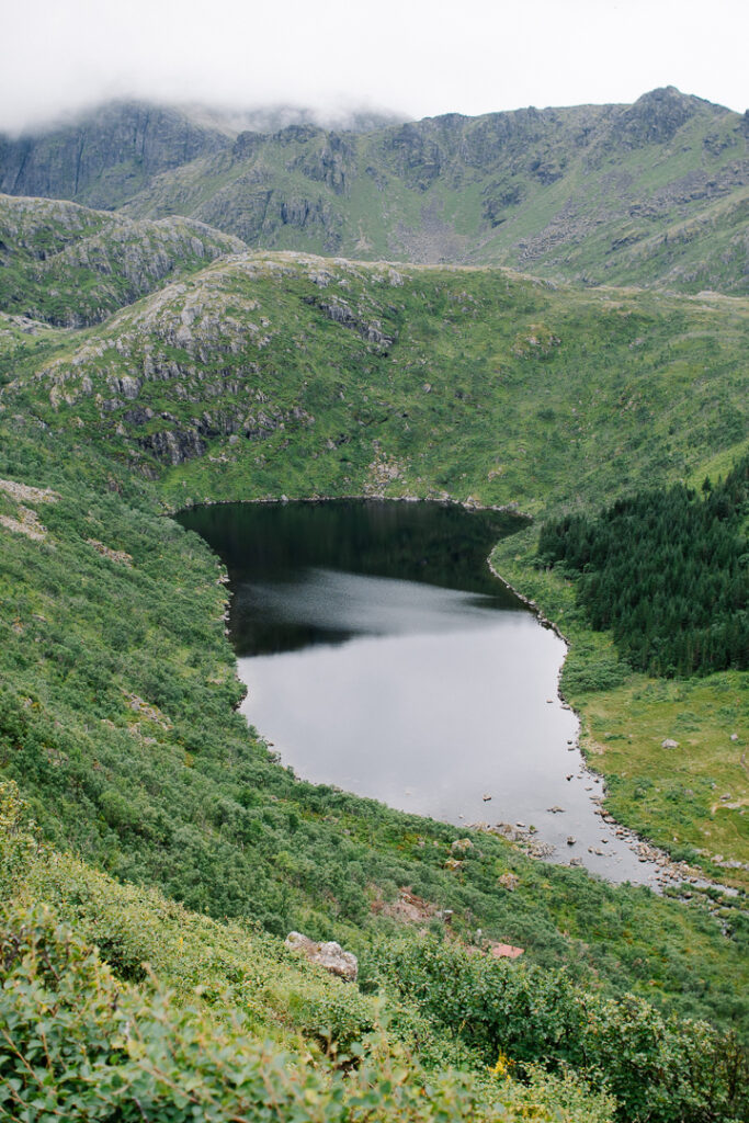 Altitude lake in Nyksund