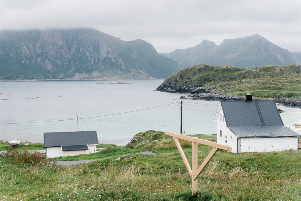 Fjord in Langenes Norway