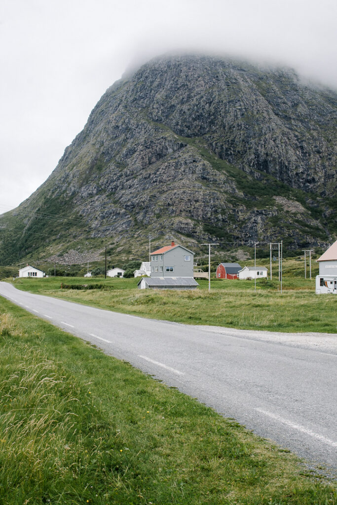 Hovden village in Vestralen Island