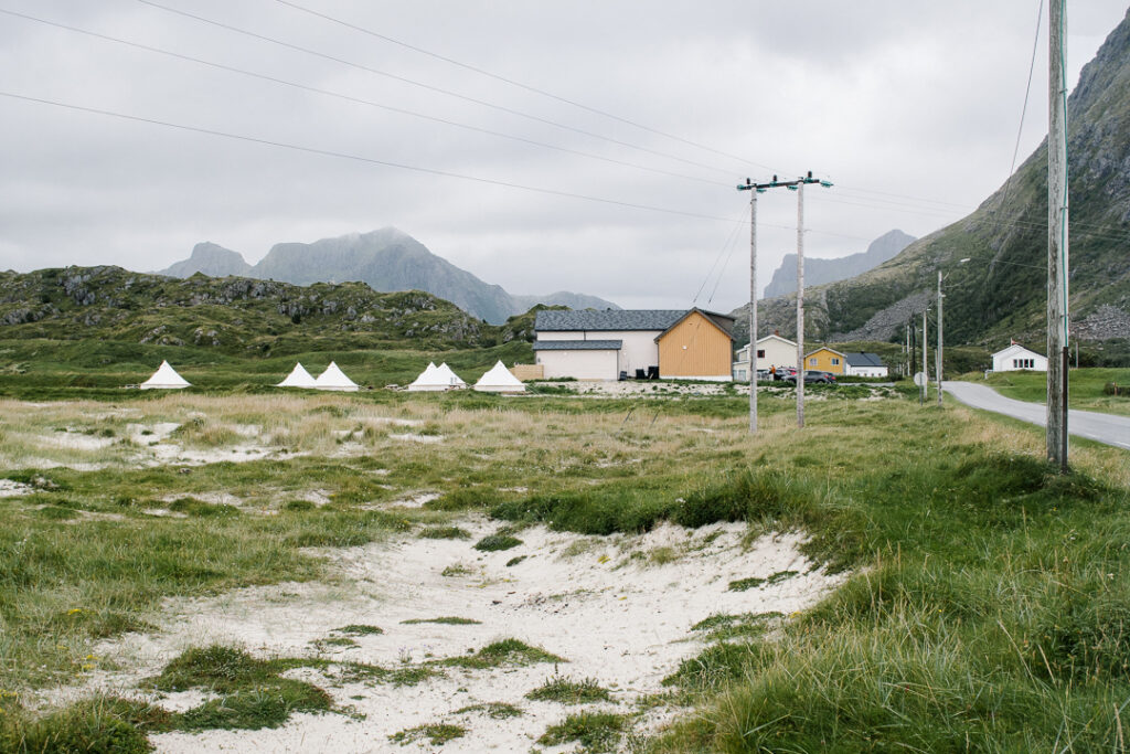 Hovden village in Vestralen Island