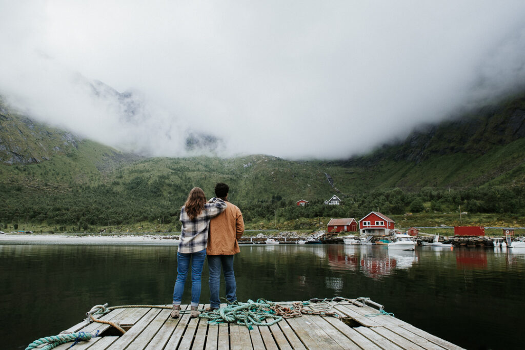 Hugo et Lisa dans le port