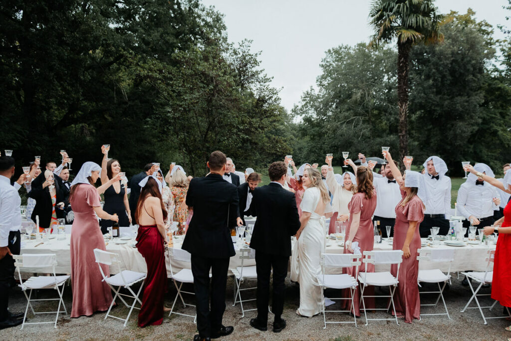 diner table domaine de ribaute english wedding