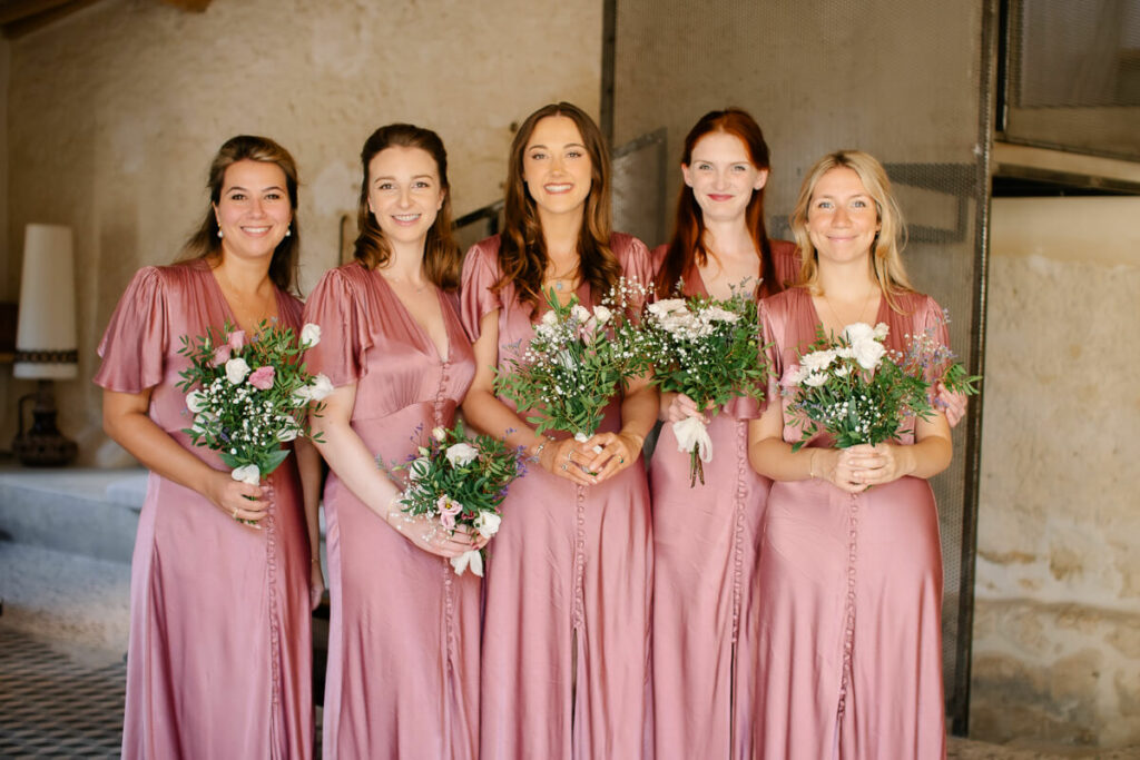 Bridemaids domaine de Ribaute Beziers englishwedding Milie Del